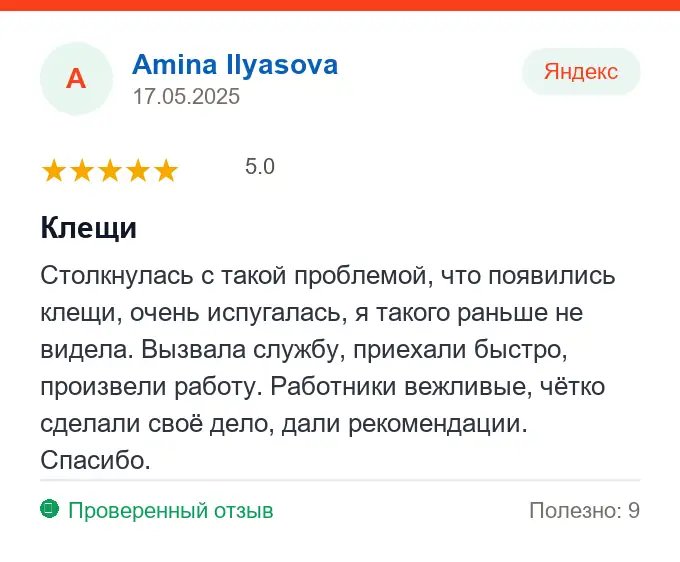 Отзыв Amina Ilyasova: Клещи